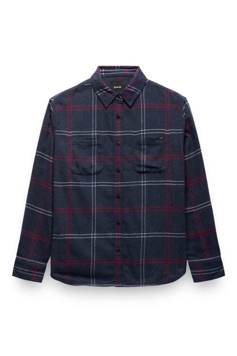 Cabin Core Plaid Flannel Shirt, Alternate, color, NAUTICAL