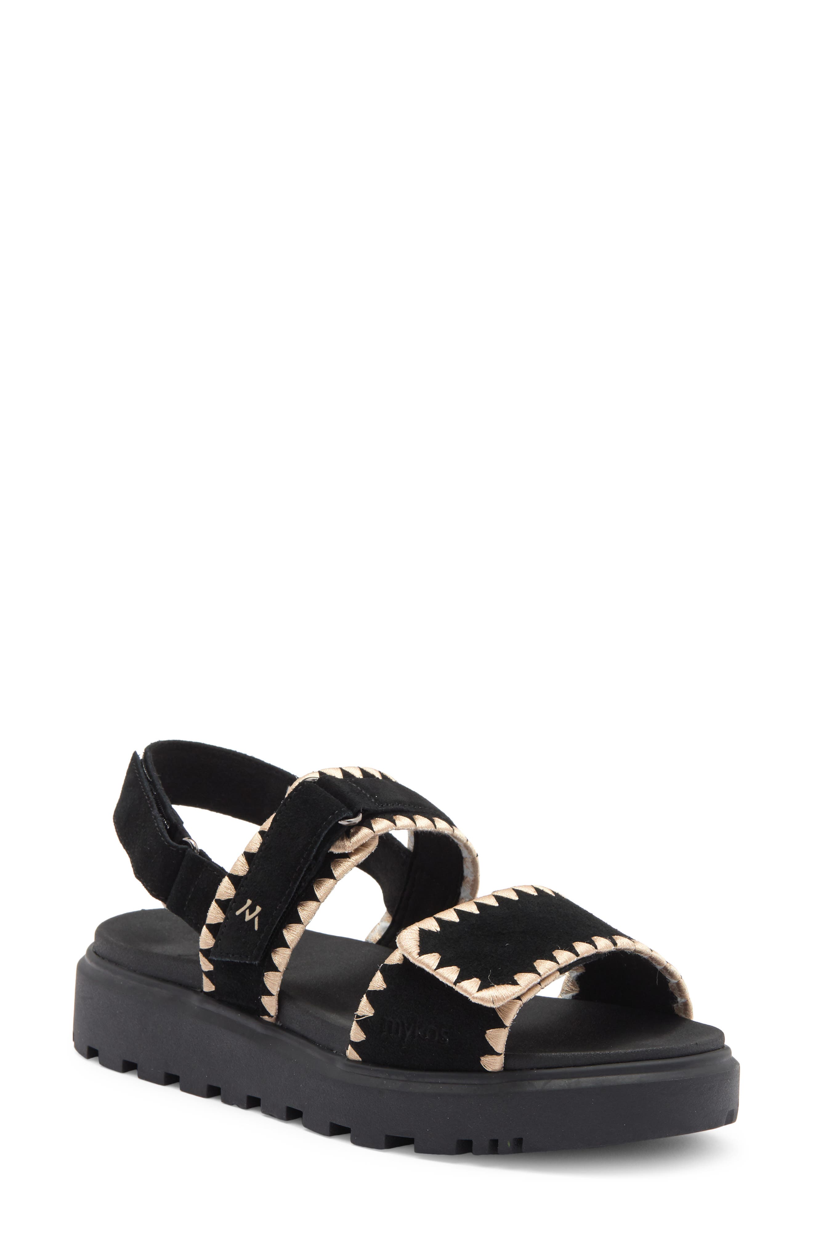 Mykos Ciara Slingback Sandal, Main, color, Black
