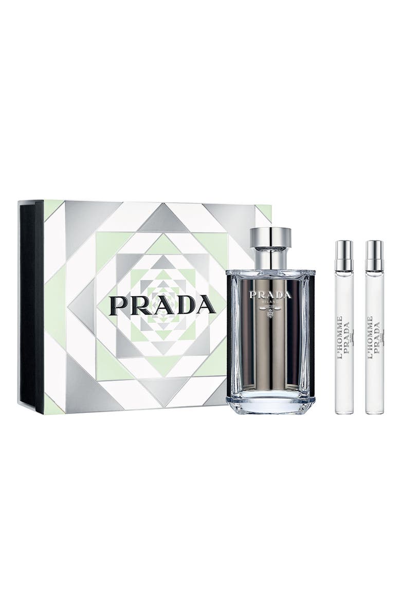 Prada L'Homme Eau de Toilette Set USD $165 Value, Main, color,