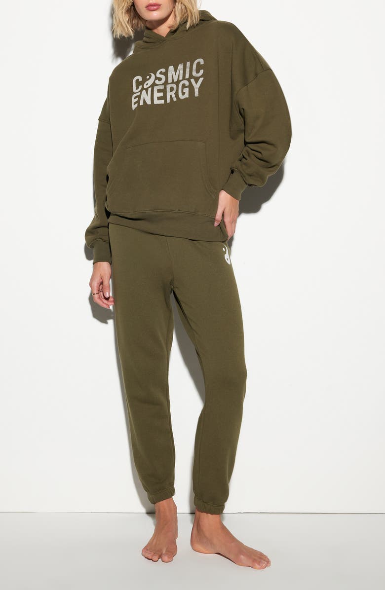 Spiritual Gangster Cosmic Energy Graphic Hoodie, Alternate, color, Spruce