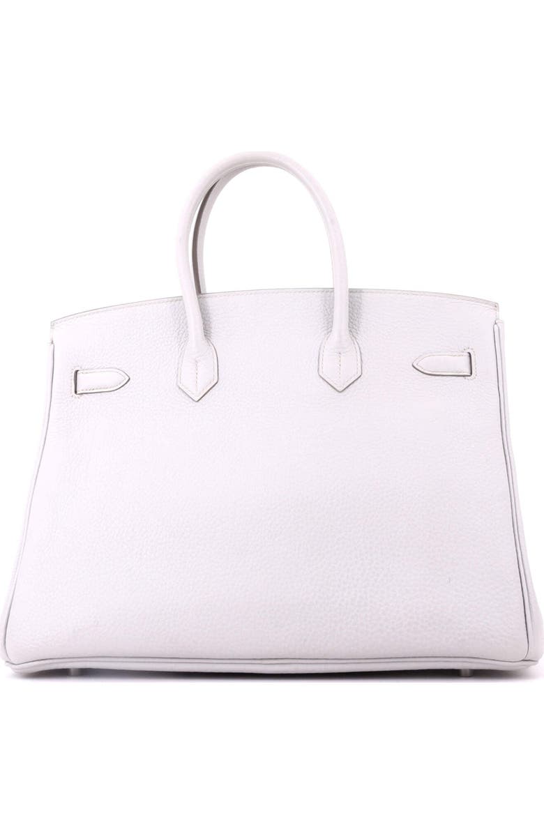 Pre-Owned Hermes Birkin Handbag Grey Clemence with Palladium Hardware 35, Alternate, color, Gris Perle