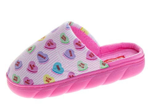Ladies Conv. Heart Slippers S-XL (Adults)