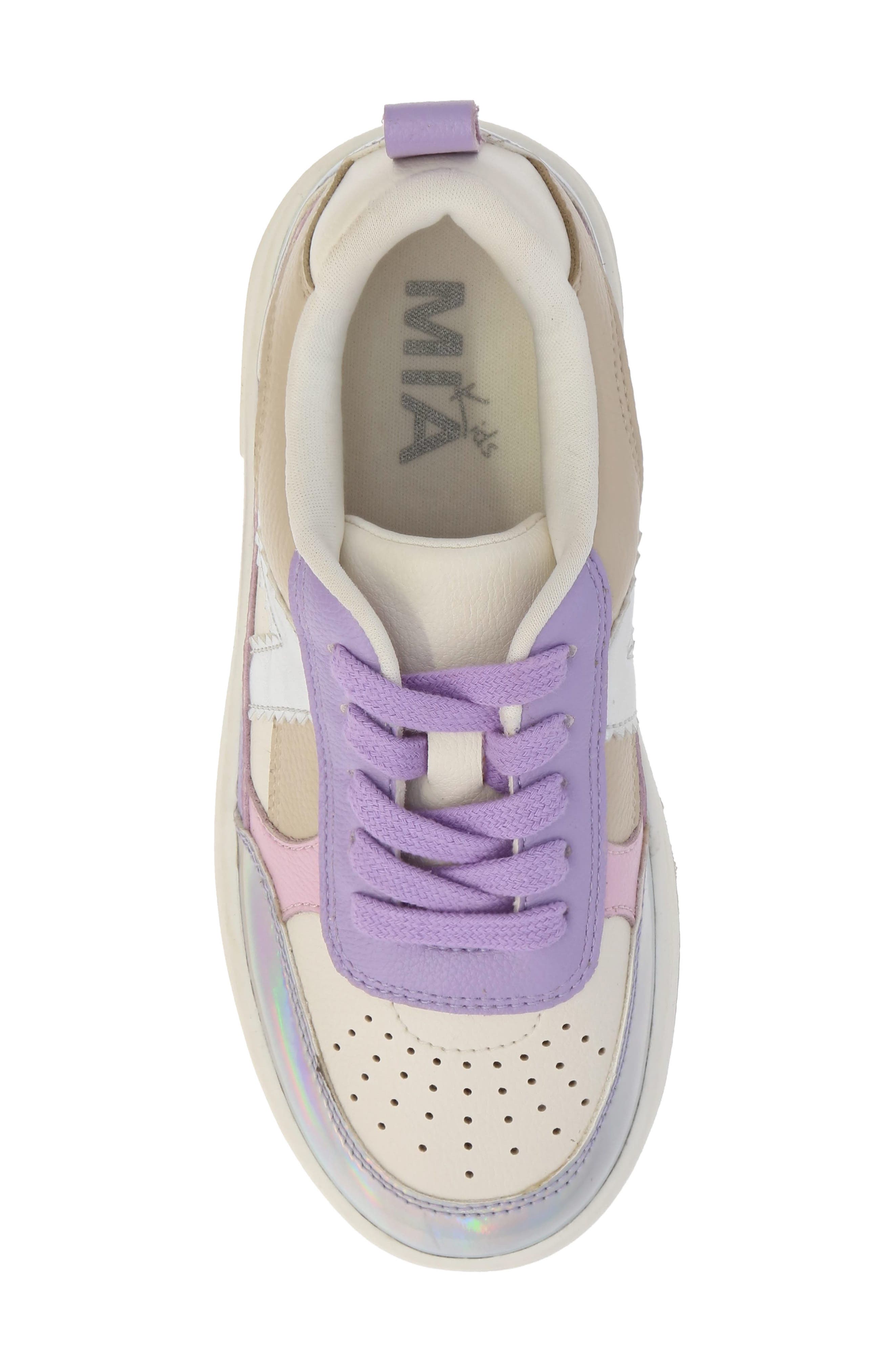 MIA Kids' Sierrha Sneaker, Alternate, color, Lavander/ Off White