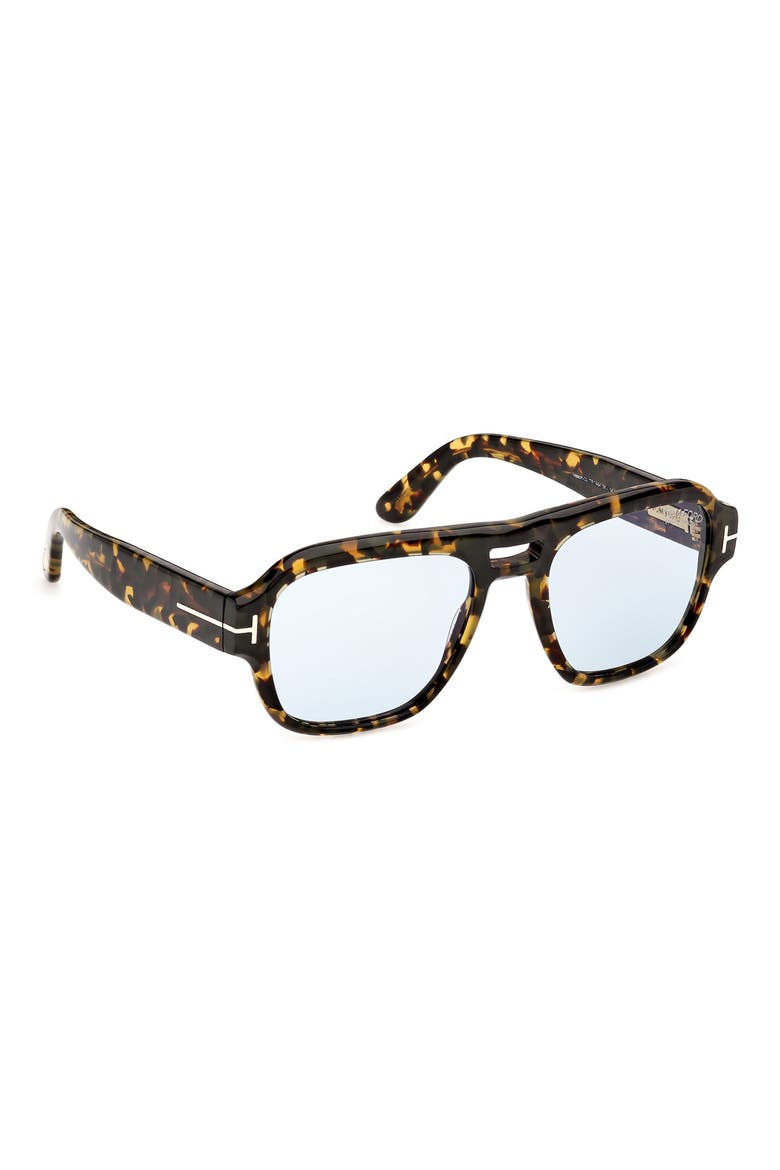 Mason-02 54mm Navigator Sunglasses, Alternate, color, SHINY TORTOISE HAVANA ROSE