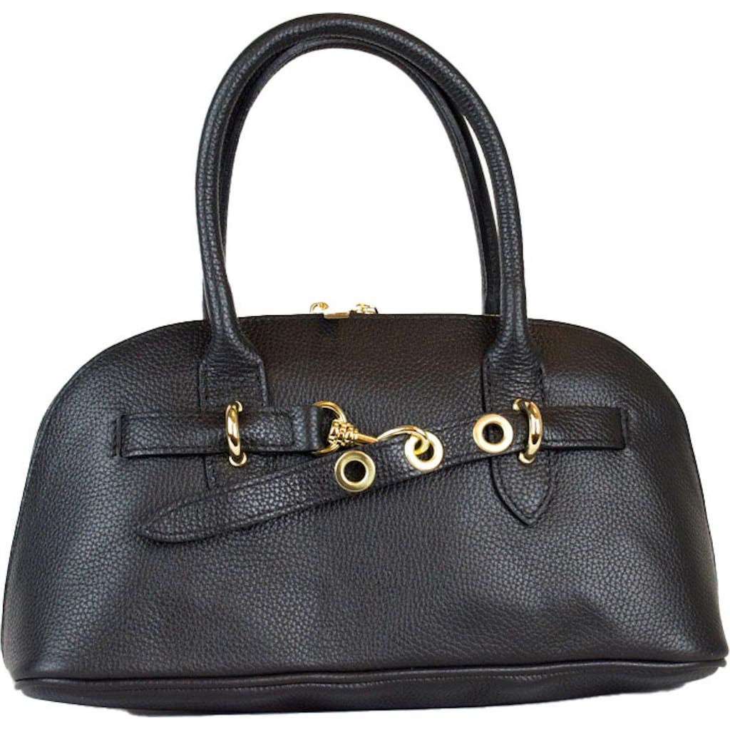 Persaman New York Satchel Bag In Black