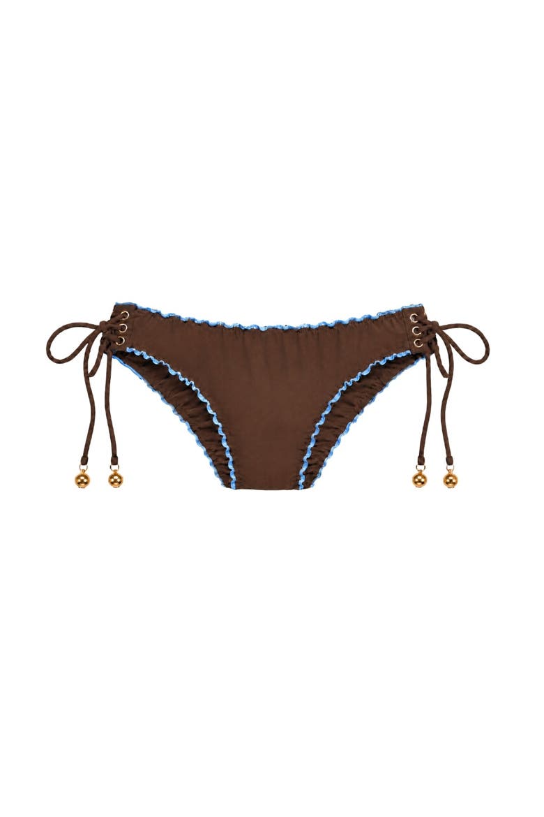 Capri Bikini Bottom, Main, color, Brown