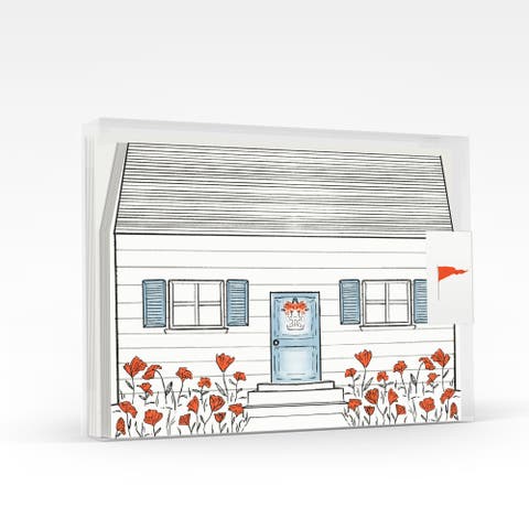 Floral Home Greeting Card Pack Set