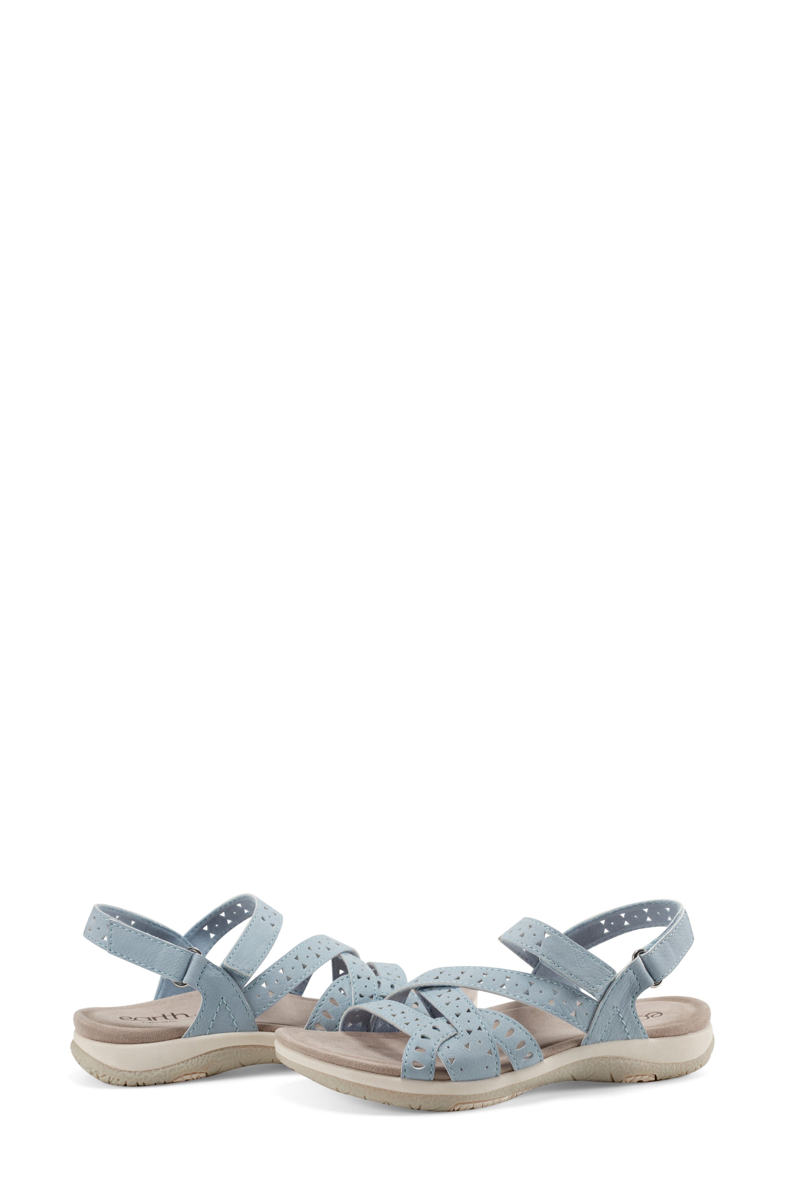Seravi Strappy Sandal, Alternate, color, LIGHT BLUE