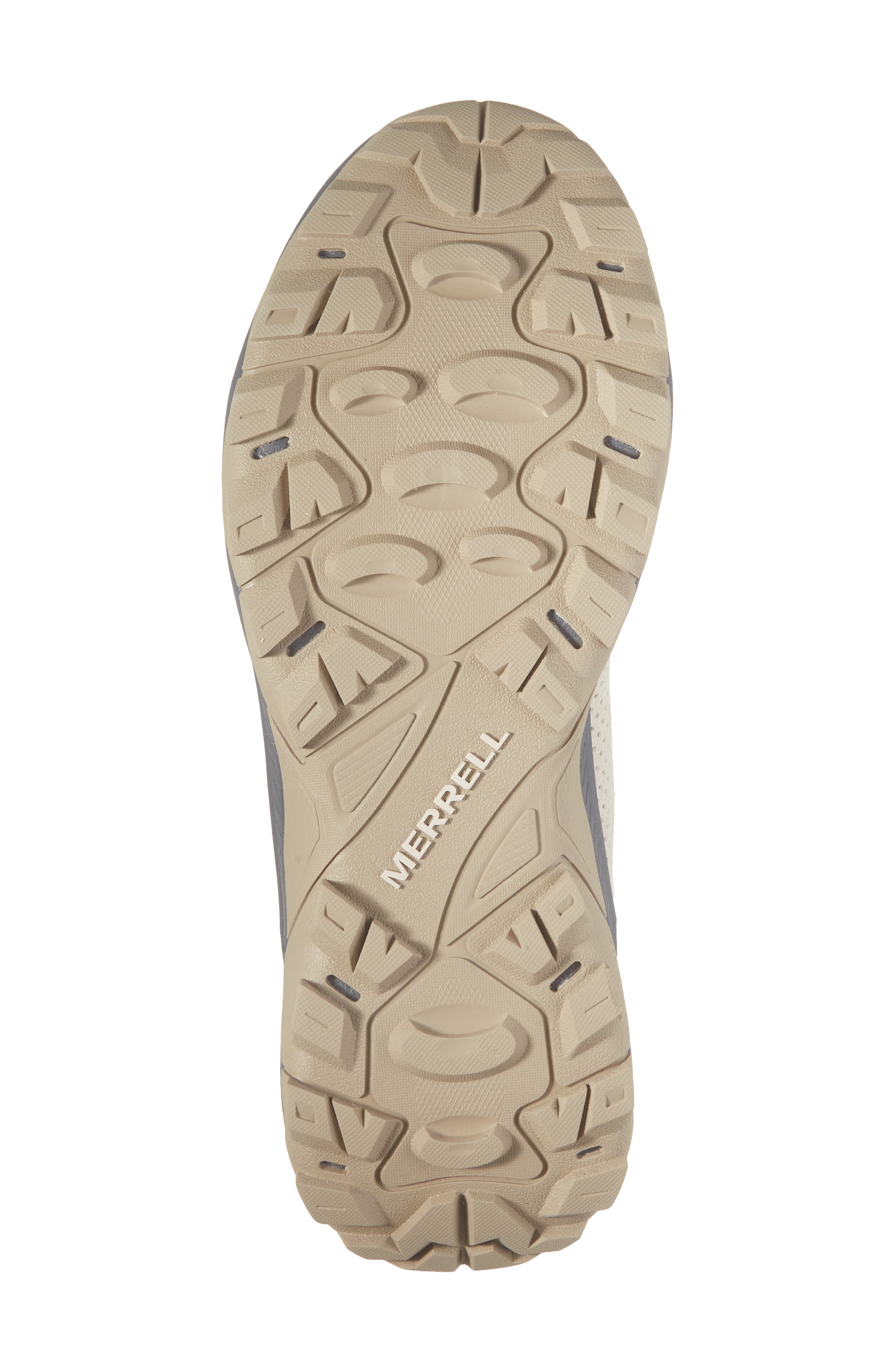 Merrell Tempo Sol Waterproof Mid Top Hiking Boot, Alternate, color, Stucco/ Comet