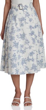 Bagatelle Belted Midi Skirt