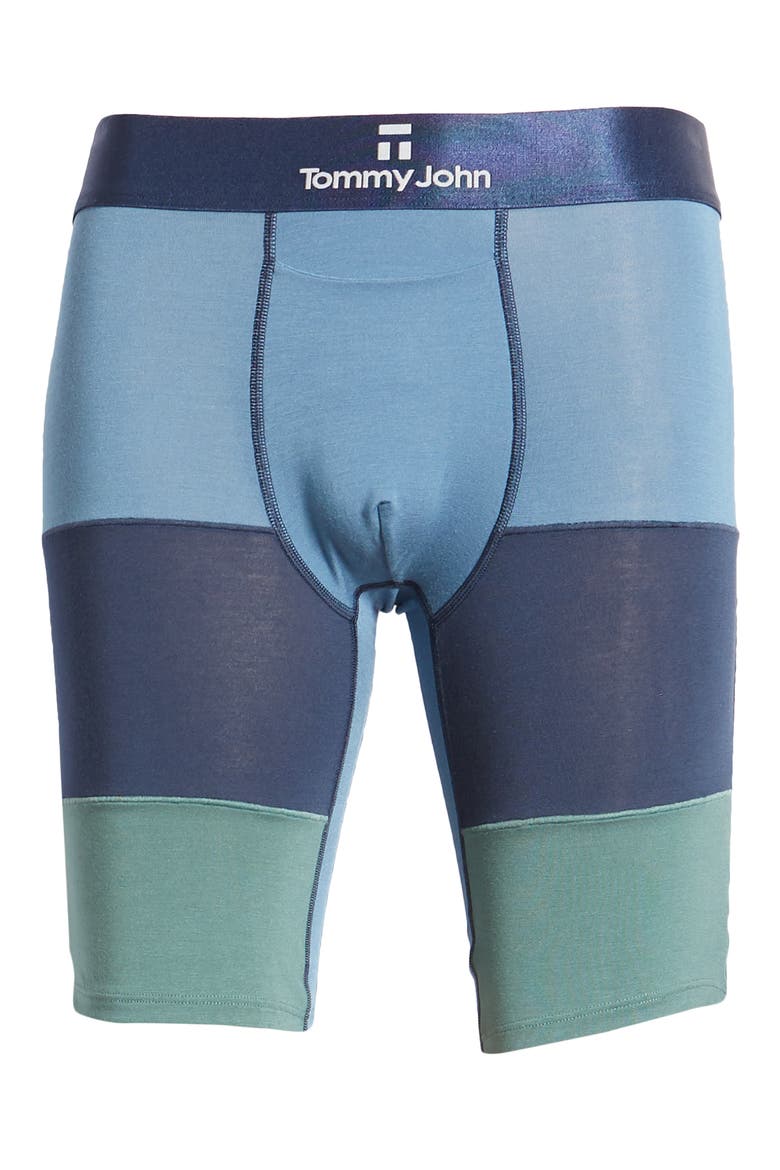 Second Skin Boxer Briefs, Alternate, color, STELLAR/ BLUE/ SILVER PINE