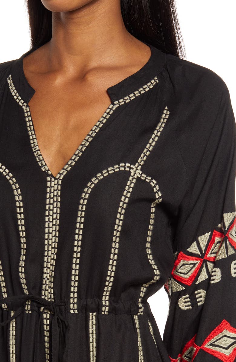 AREA STARS Bryant Embroidered Long Sleeve Dress, Alternate, color,