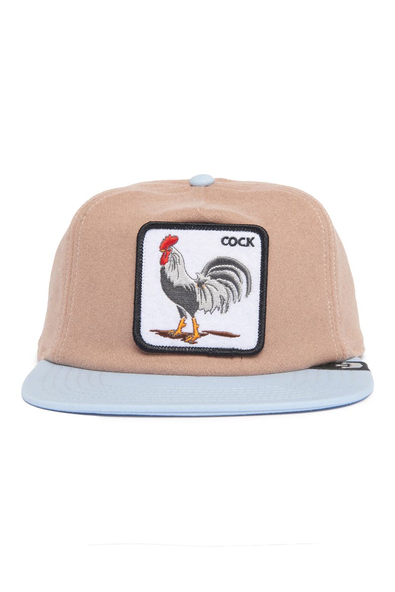 Free Range Patch Trucker Hat, Alternate, color, TAN