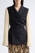 Dries Van Noten Beline Bis Crepe Jacket