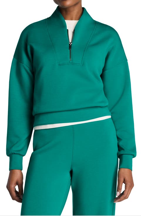 AirEssentials Shawl Collar Quarter Zip Sweatshirt (Regular & Plus)