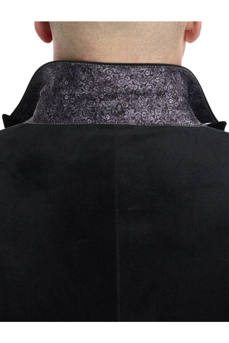 Jacket Relaxer Velvet Sport Coat, Alternate, color, BLACK