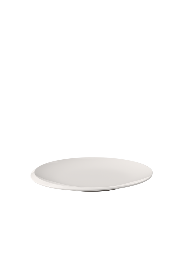 NewMoon Dinner Plate, Alternate, color, white