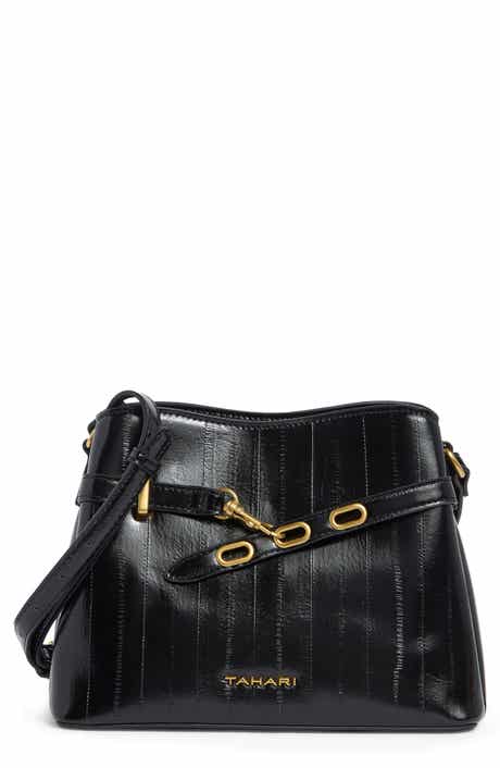 Holden Faux Eel Crossbody Bag