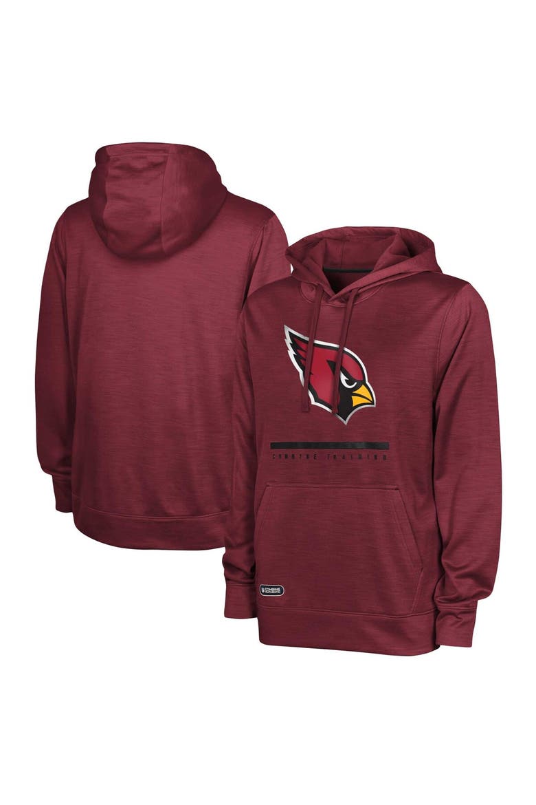 Men's Cardinal Arizona Cardinals Speed Drill Streak Pullover Hoodie, Alternate, color, Cardinal