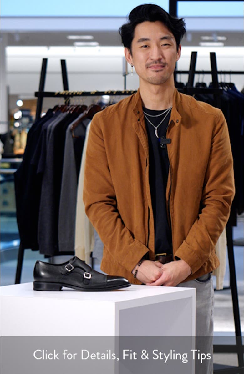 Derrek Double Monk Strap Shoe, sales video thumbnail