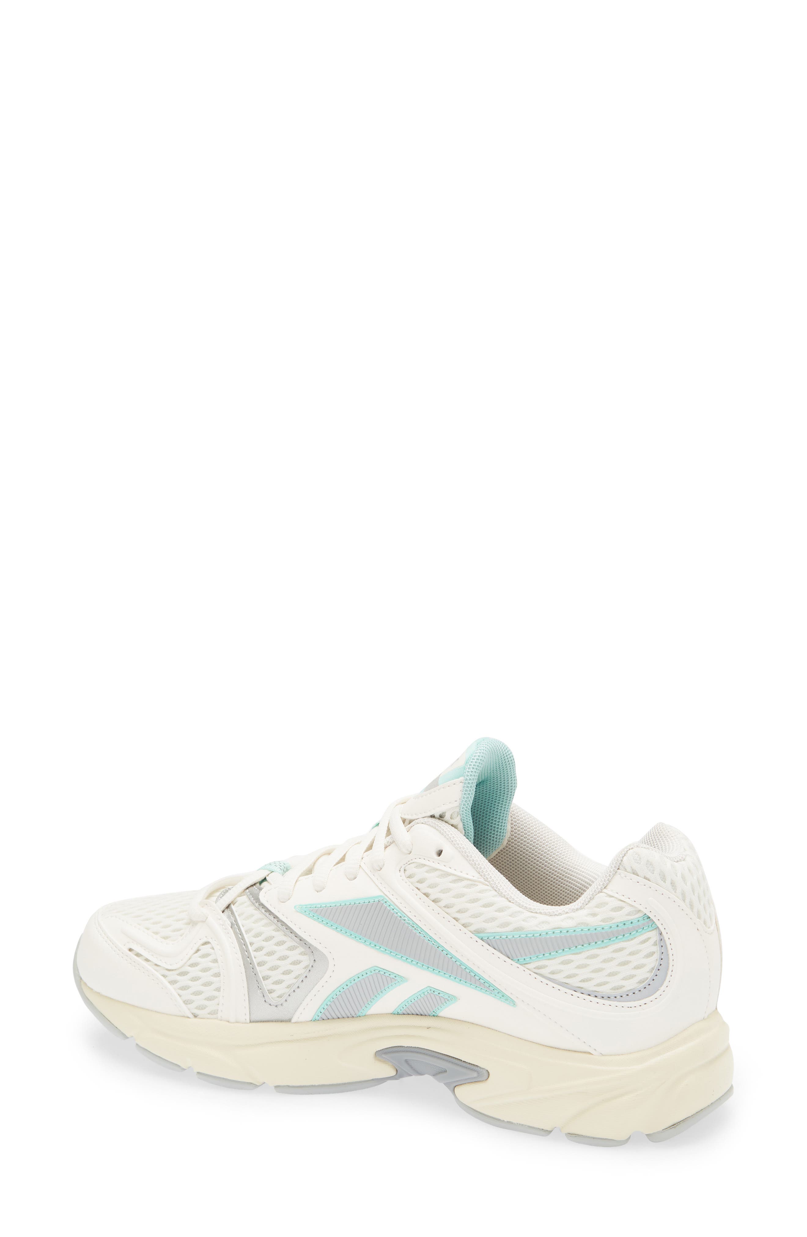 Reebok Premier Road Plus VI Sneaker, Alternate, color, Chalk/Grey 1/Glitch Aqua