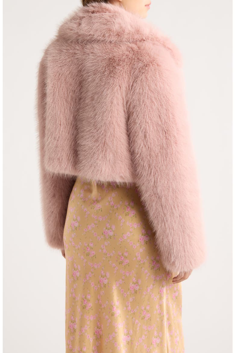 Stroma Faux Fur Jacket, Alternate, color, SMOKED MAUVE