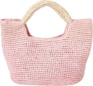 Sarah Stewart The Opal Woven Raffia Bag
