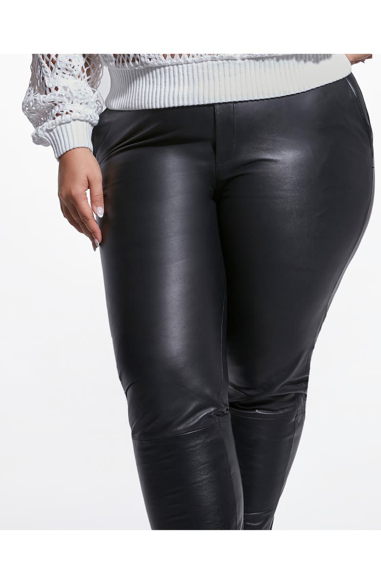 AS by DF Recycled Leather Blend Joggers, Alternate, color,