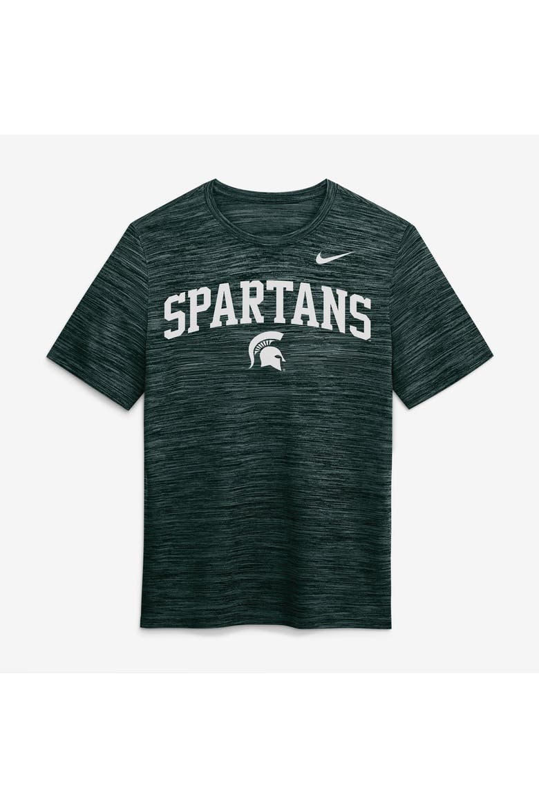 Men's Nike  Green Michigan State Spartans Primetime Arch Logo Velocity Dri-FIT T-Shirt, Main, color, Green