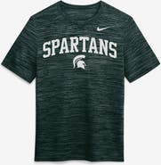 Nike Men's Nike Green Michigan State Spartans Primetime Arch Logo Velocity Dri-FIT T-Shirt