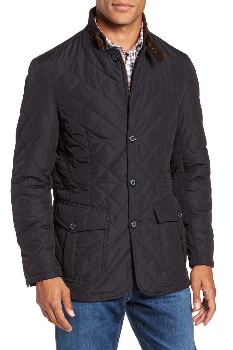 Lutz Quilted Jacket, Alternate, color, NAVY