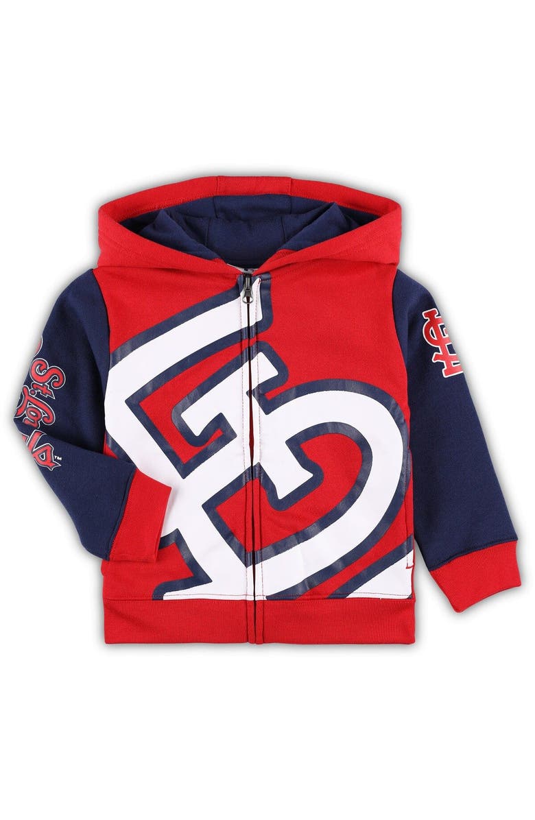 Outerstuff Toddler Red St. Louis Cardinals Poster Board Full-Zip Hoodie, Main, color, Red