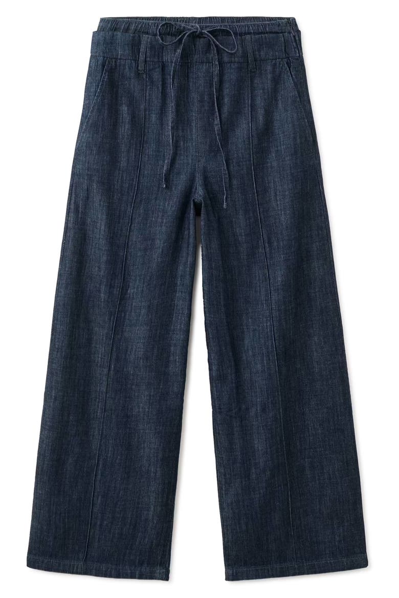 Wide Leg Denim Pants, Alternate, color, OPEN BLUE