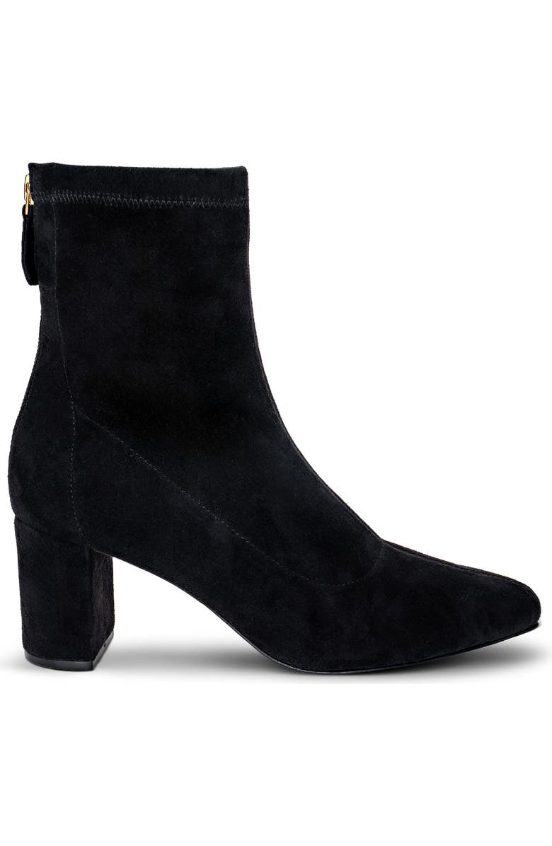 L'AGENCE Salome Bootie, Alternate, color, Black Suede