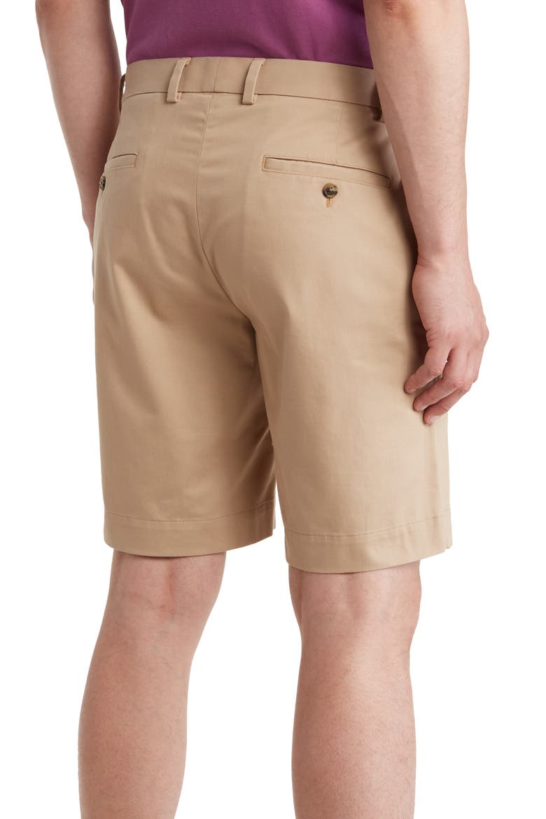 Flat Front Advantage Chino Shorts, Alternate, color, BRITISH KHAKI