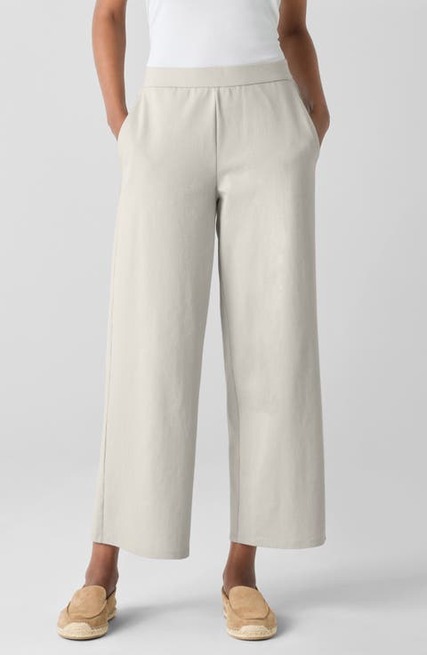 Ankle Wide Leg Pants