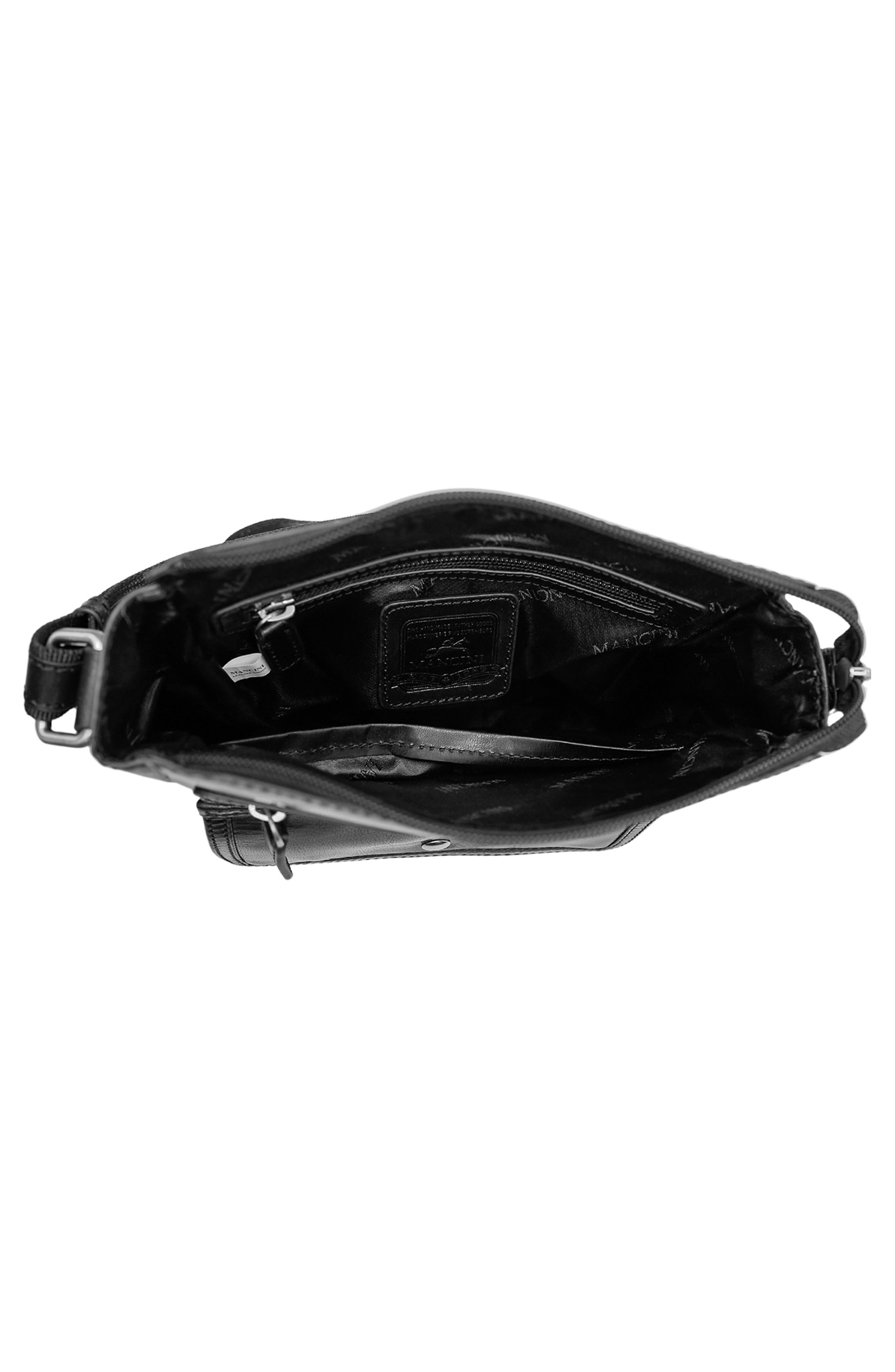 Mancini Buffalo Leather Everyday Crossbody Bag, Alternate, color, 