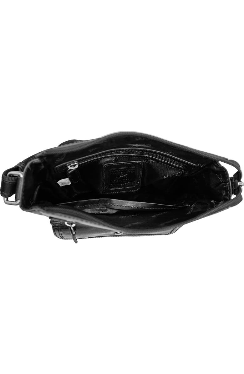 Mancini Buffalo Leather Everyday Crossbody Bag, Alternate, color,