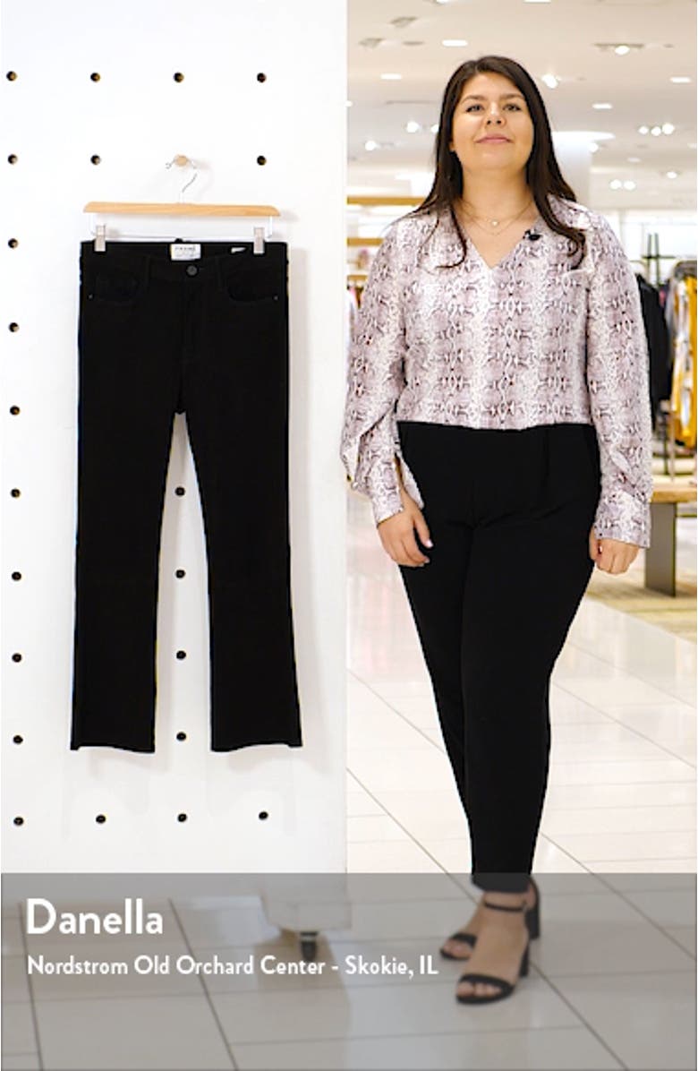 Le Crop Mini Boot Suede Pants, sales video thumbnail