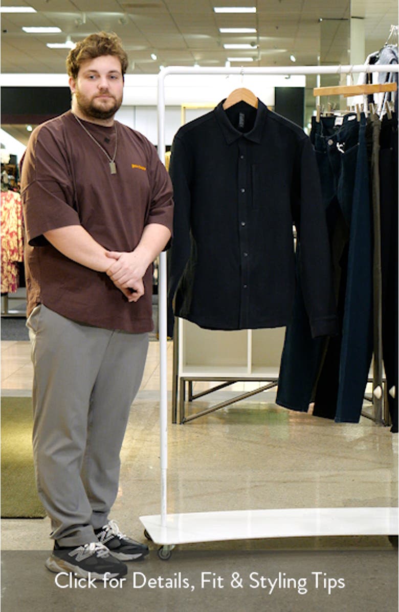 Trek Brushed Ottoman Shirt Jacket, sales video thumbnail