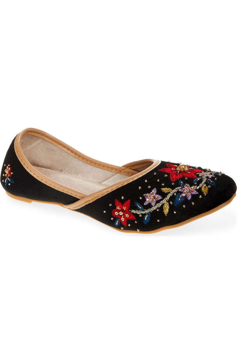 FUCHSIA Lotus Flat, Main, color, Black