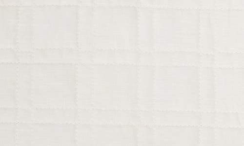 Pom Pom At Home Owen Quilted Linen Pillow Sham In Cream