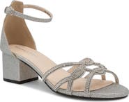 Touch Ups Zoey Shimmer Rhinestone Sandal