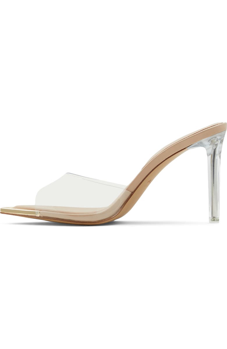 ALDO Annabrilden Pointed Toe Sandal, Alternate, color, Bone
