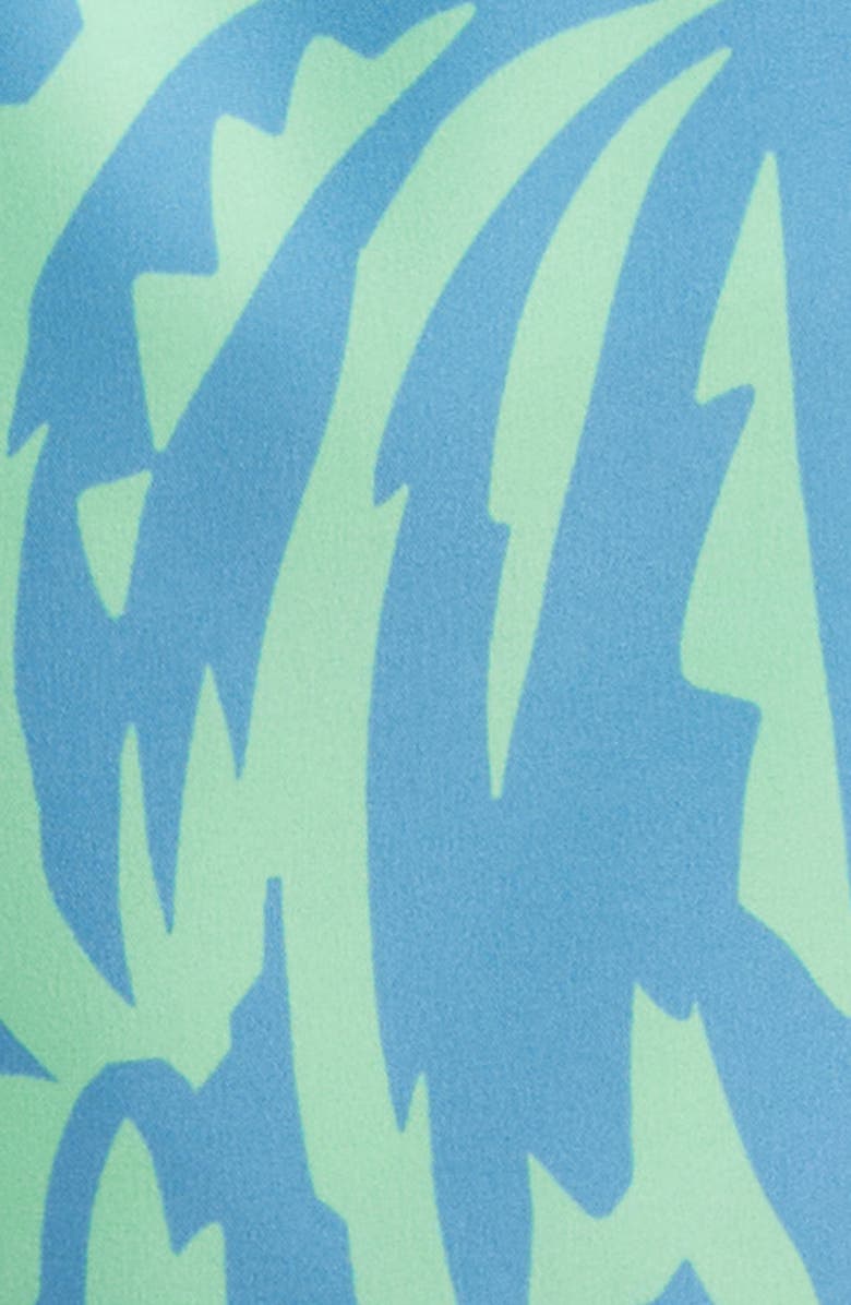 Chubbies The Frond Farwells Palm Tree Print 5.5-Inch Swim Trunks, Alternate, color, Bright Green - Pattern Base