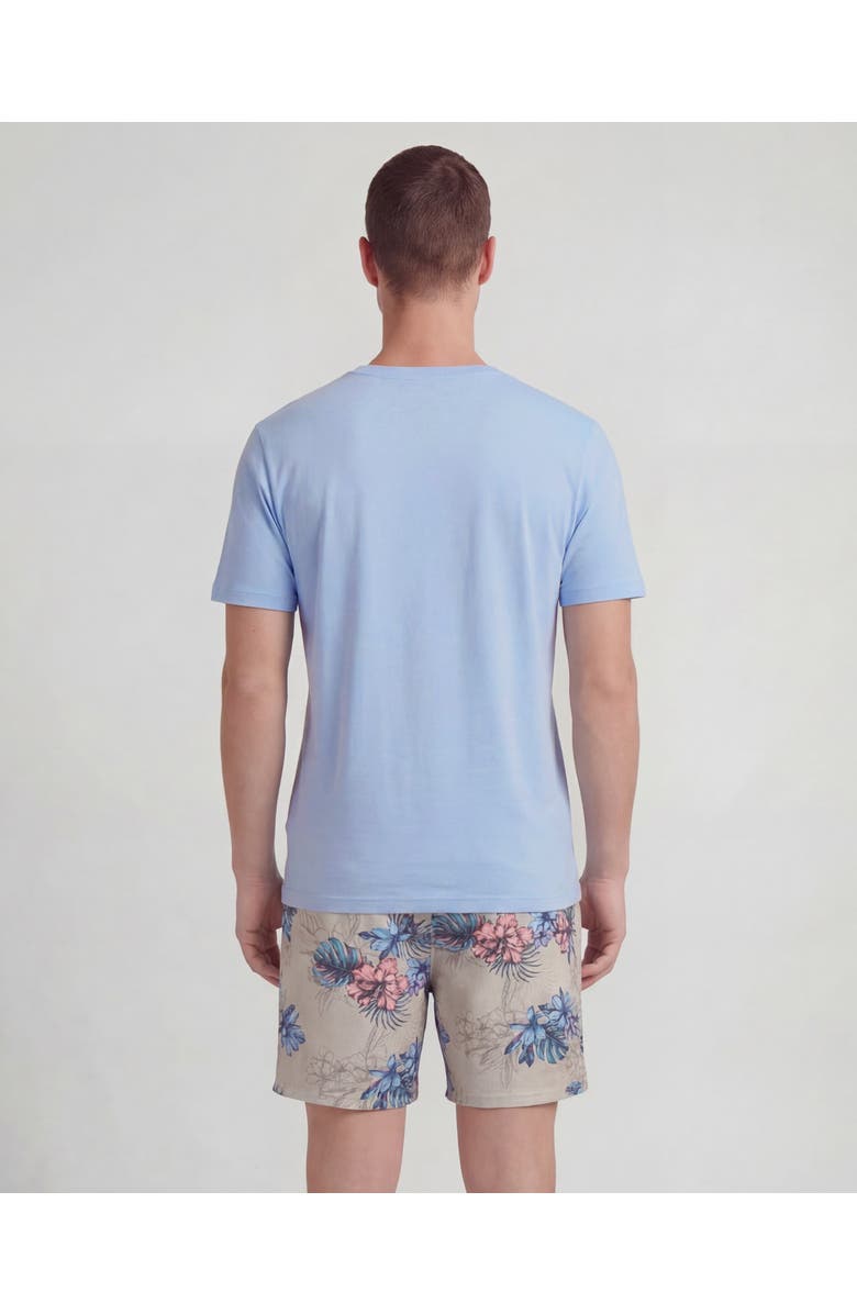 Lords of Harlech Exotic Floral Mens Lounge Short, Alternate, color, Exotic Floral Neutral
