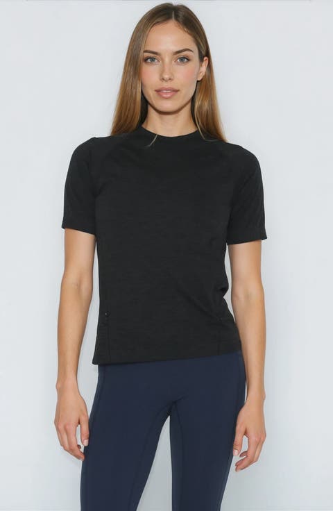 Aria Running Seamless Nursing Tee Short Sleeve