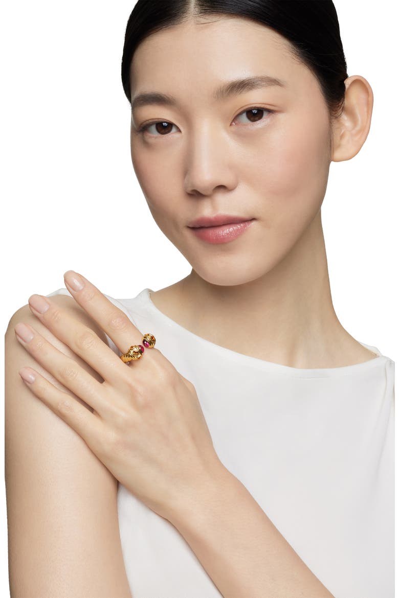 Renaissance® Ring in 18K Yellow Gold with Rubellite and Madeira Citrine, Alternate, color, 18K YELLOW GOLD