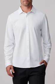 Rhone Commuter Slim Fit Button-Up Shirt