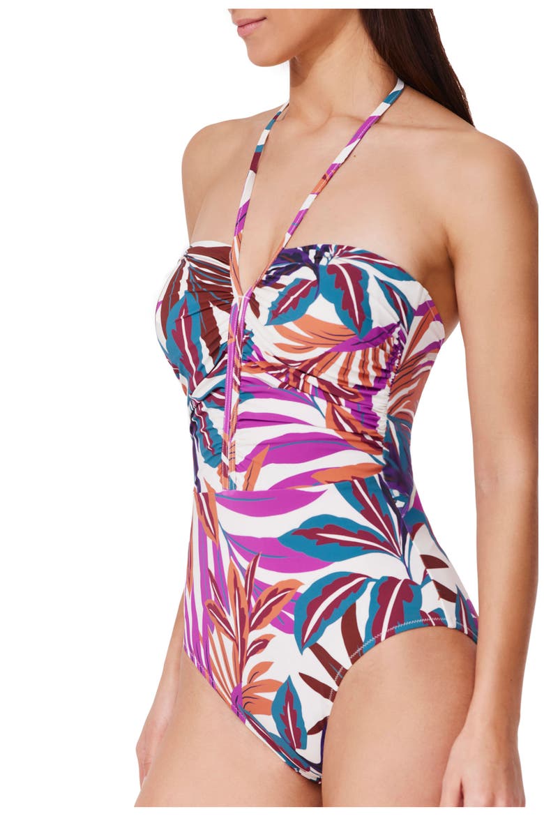 Plantopia Bandeau One Piece, Alternate, color, Multi